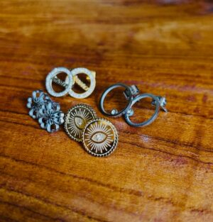 Boucles d oreille inox beaune