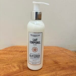 Lait corporel au lait d’ânesse parfum Monoï
