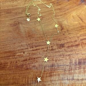 Collier étoilé doré