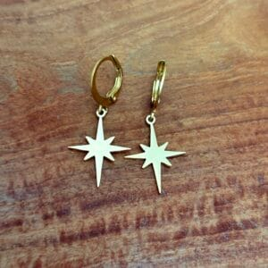 img_4077-2 Boucle d’oreille étoile dorée