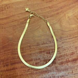 img_4143 Bracelet maille serpentine doré