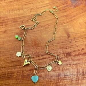 Collier trèfle du cœur