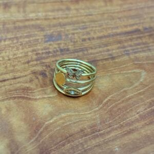 Bague éveil papillon