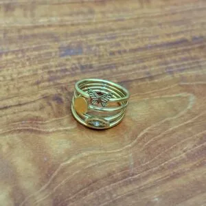 Bague éveil papillon