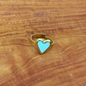 Bague douceur blanche