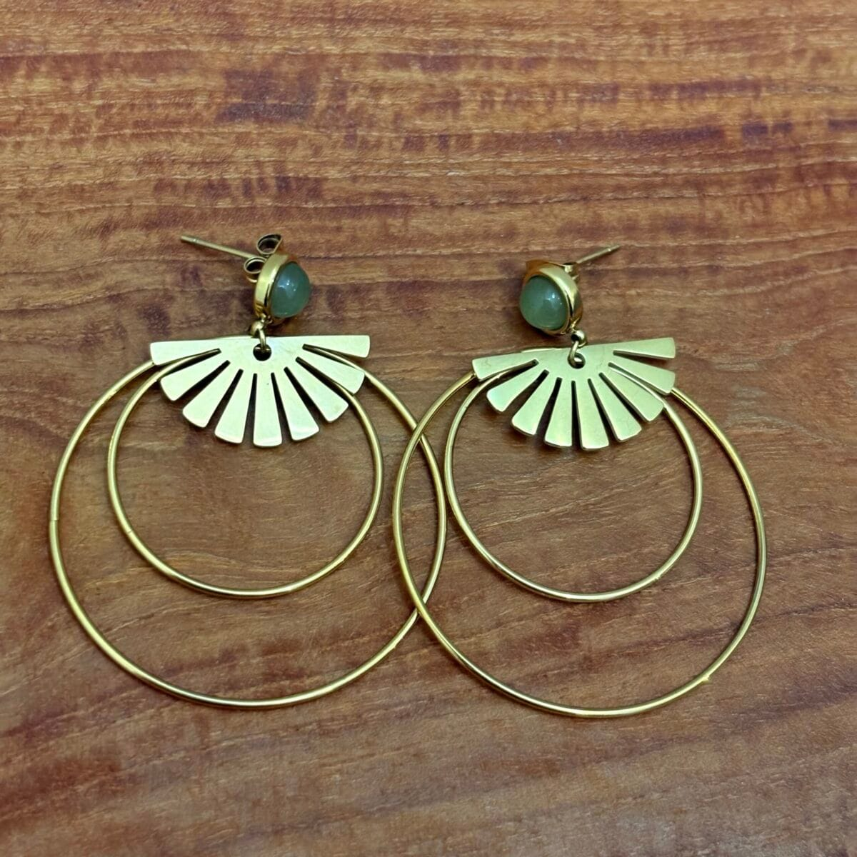 img_4279 Boucle d’oreille éclat de ginkgo