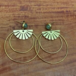 Boucle d’oreille éclat de ginkgo