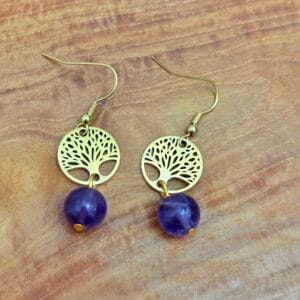 Boucle d’oreille arbre de sérénité