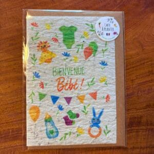 Carte à planter « naissance »