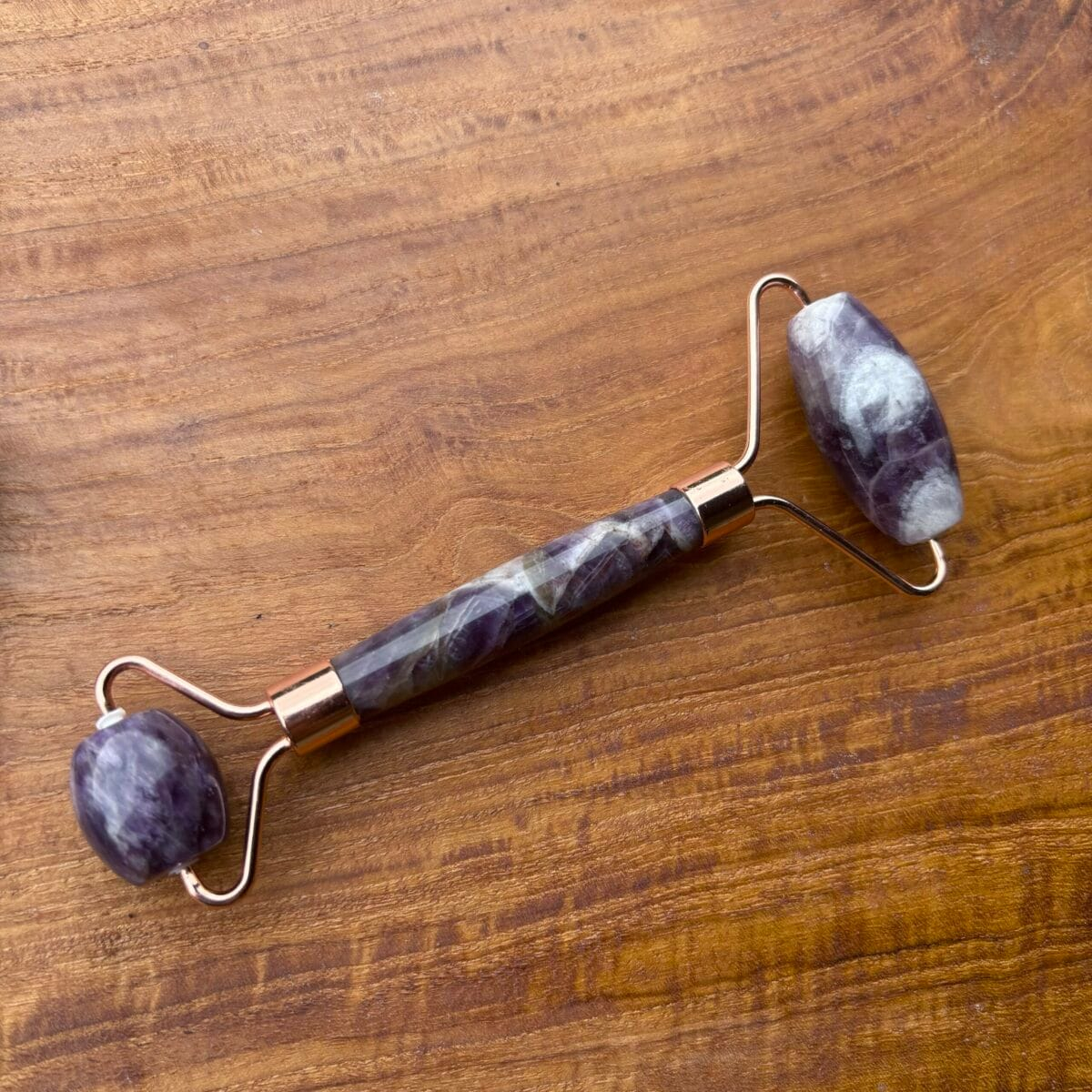 Roller en pierre naturelle – Améthyste