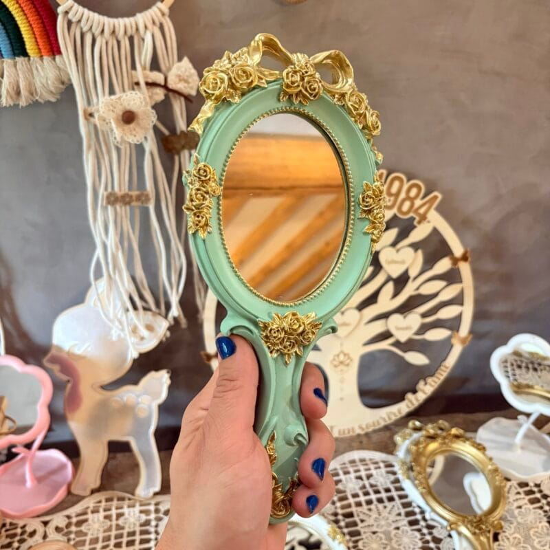 img_5452 Miroir Vintage - Vert