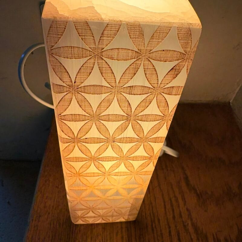 img_8259 Lampe sélénite fleur de vie