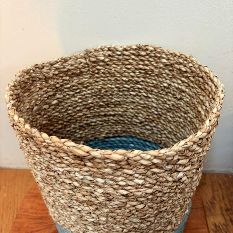 Panière en jonc de mer