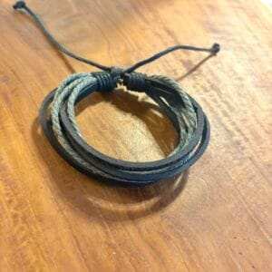 img_8536 Noir & Vert Tressé