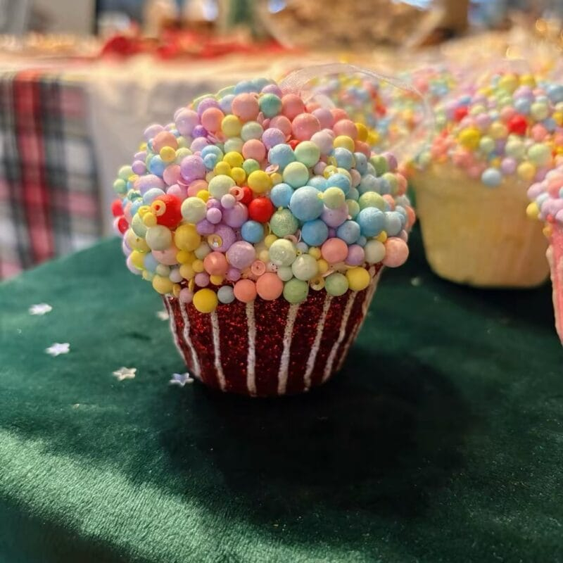 Muffin à suspendre - Rouge