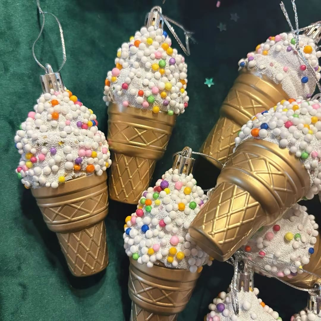 Glace de Noël à suspendre