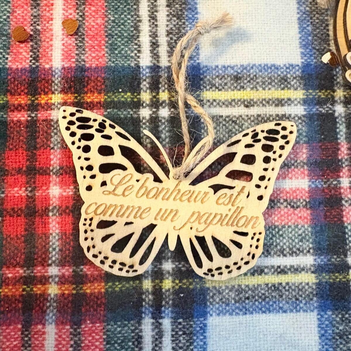 Papillon citation - bois type 3