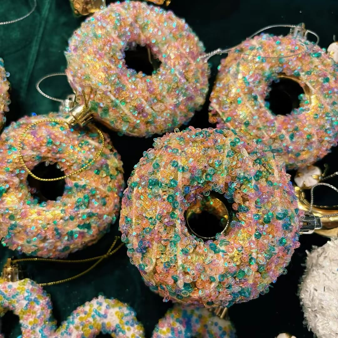 Donut à suspendre - gamme dorée