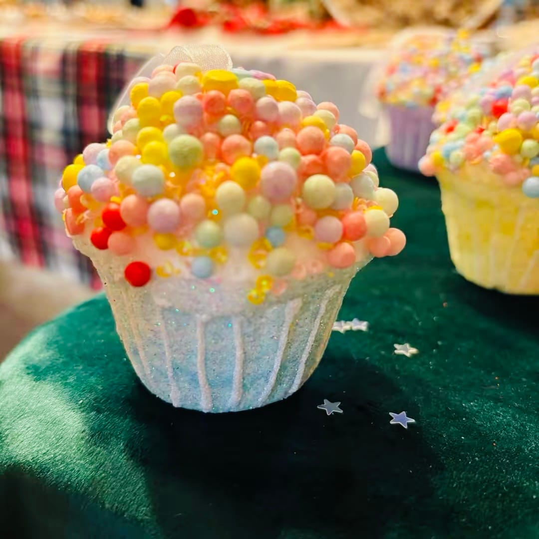 Muffin à suspendre- bleu