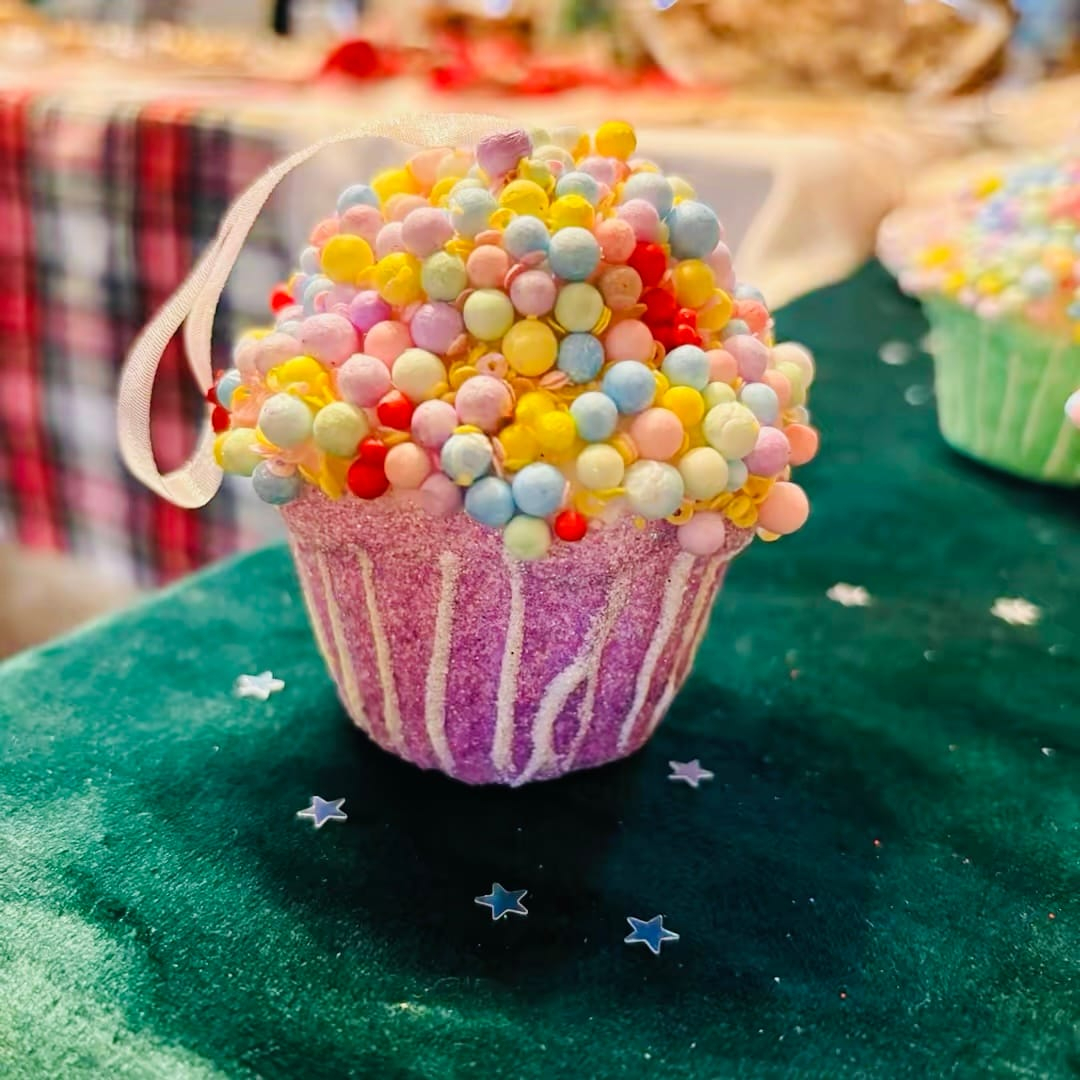 Muffin à suspendre - violet