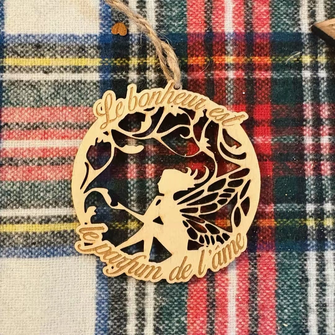 Fée citation - bois