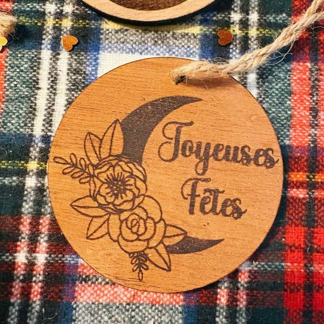 Lune de Noël - grand modèle